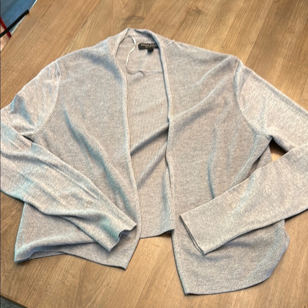 Banana Republic Gray Cardigan Sweater Lightweight Knit